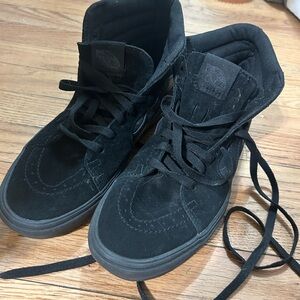 Vans Men's All-Black High-Top Sneakers